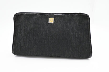 Dior Pouch in Black Oblique Canvas