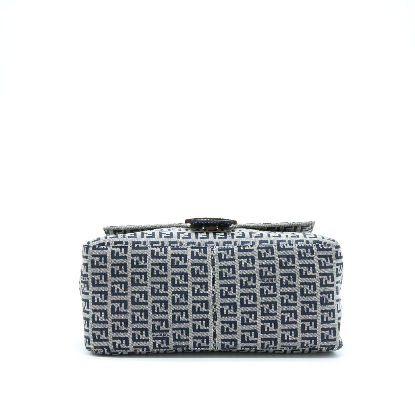 Fendi Vintage Baguette Should Purse Fabric Black/Grey