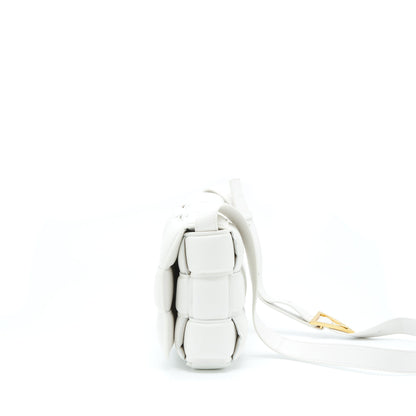 Bottega Veneta Padded Cassette Purse Lambskin Chalk