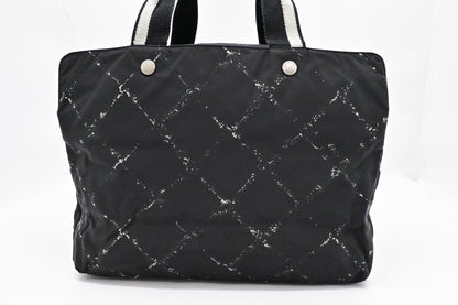 Chanel Travel Bag in Black Travel Line Canvas