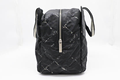 Chanel Travel Bag in Black Travel Line Canvas