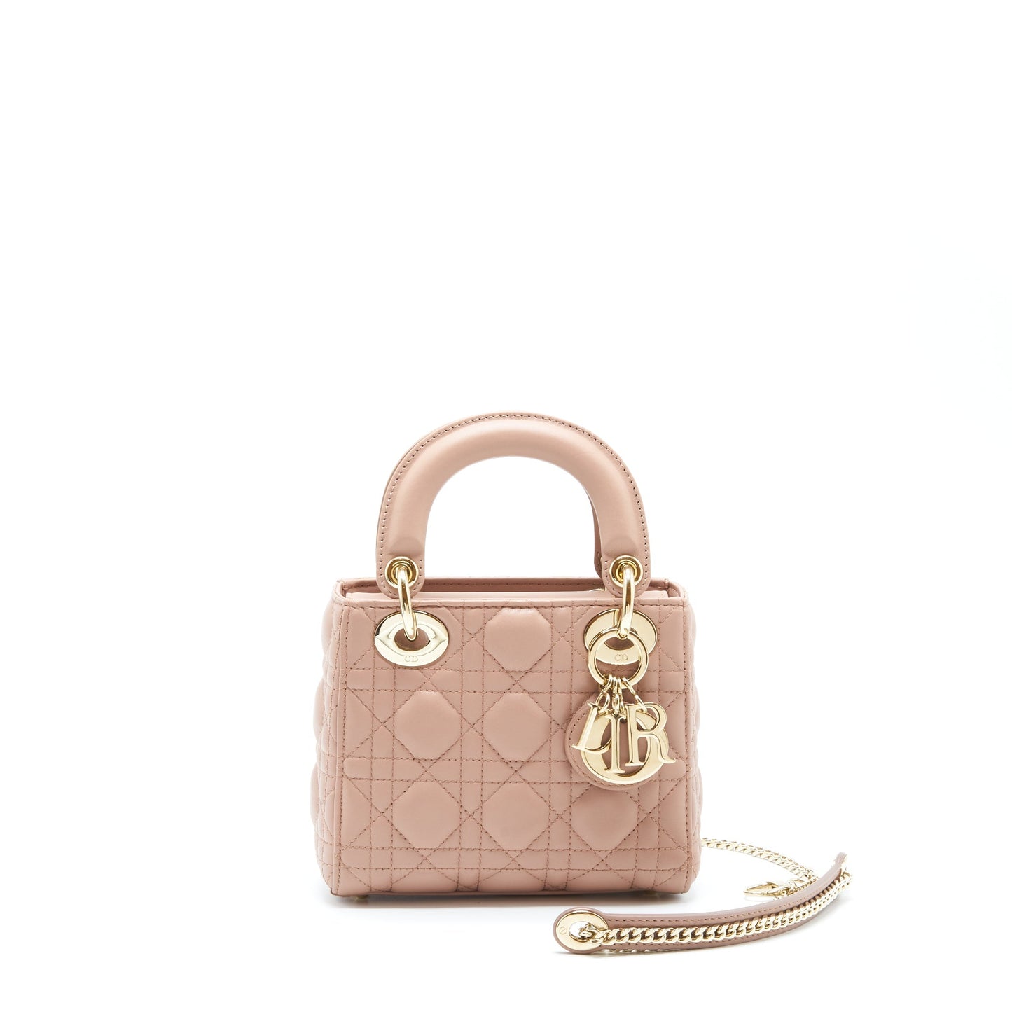 Dior Mini Lady Dior Lambskin Pink