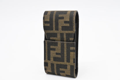 Fendi Cigarette Case in Zucca Canvas