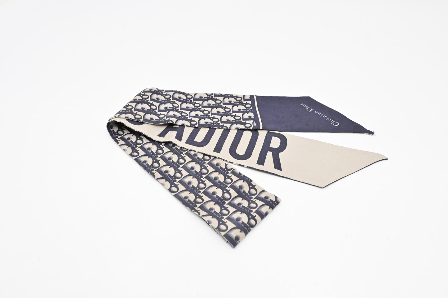 Dior J'ADIOR Mitzah Scarf in Blue Silk