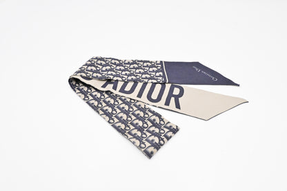 Dior J'ADIOR Mitzah Scarf in Blue Silk