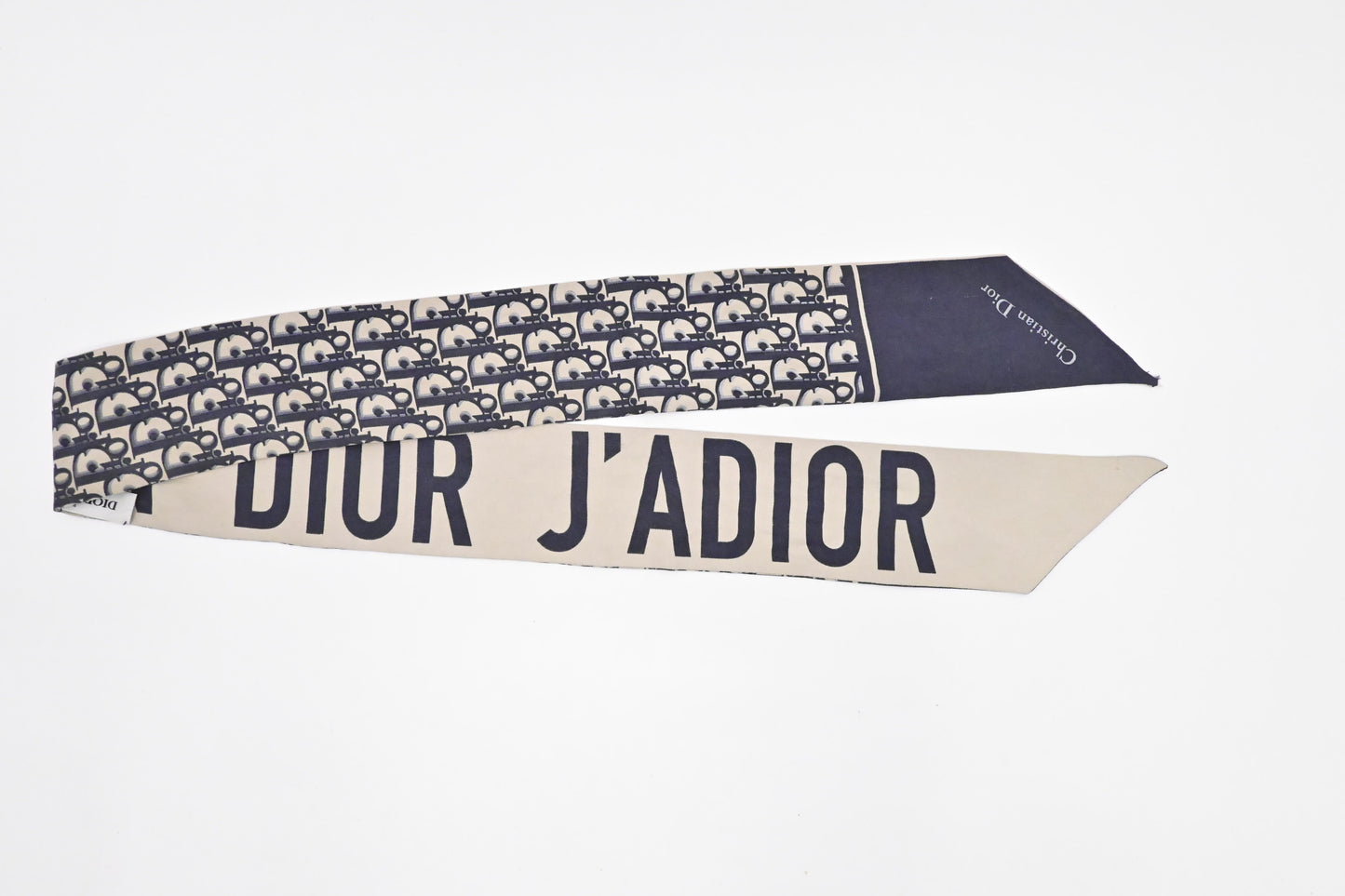 Dior J'ADIOR Mitzah Scarf in Blue Silk