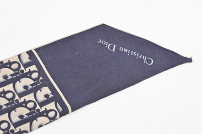 Dior J'ADIOR Mitzah Scarf in Blue Silk