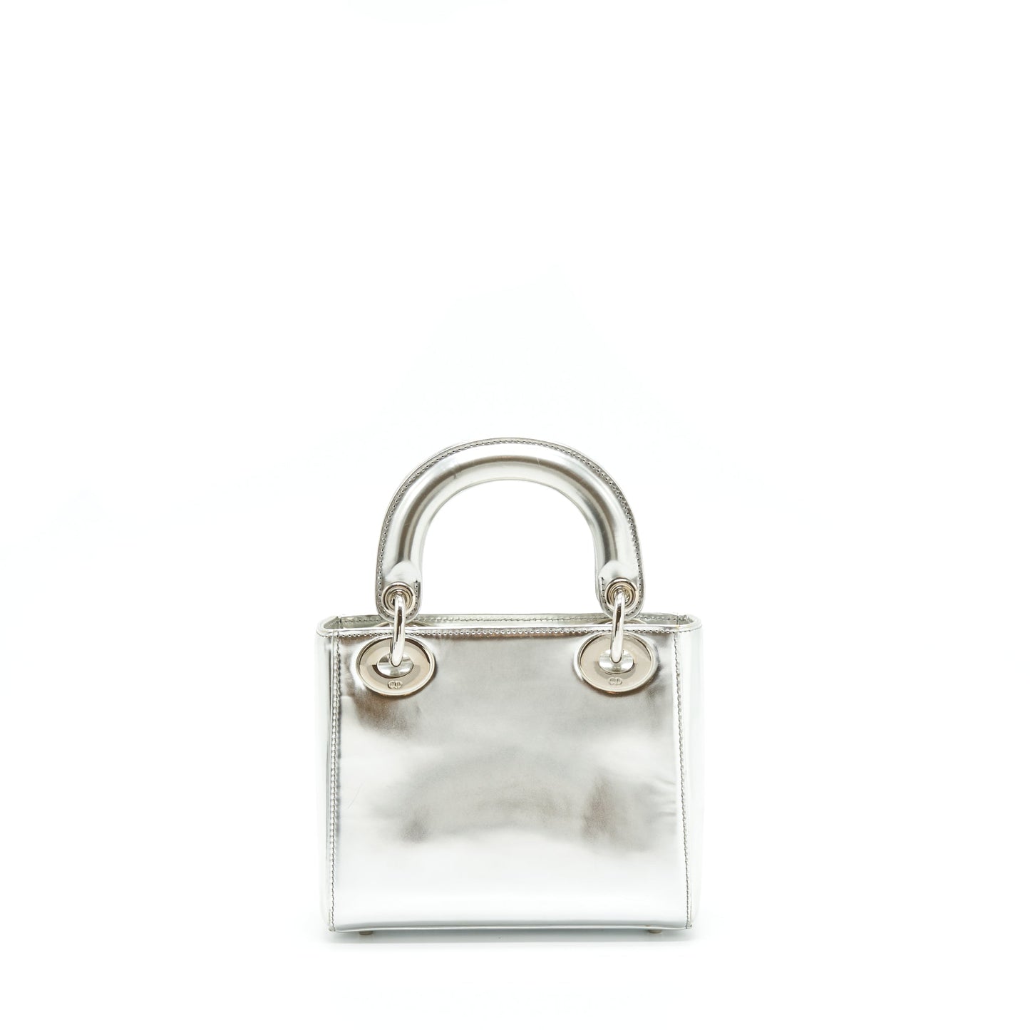 Dior Mini Lady Dior Metallic Silver