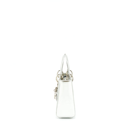 Dior Mini Lady Dior Metallic Silver