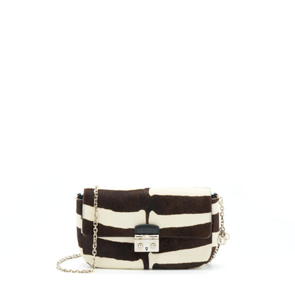 Dior Miss Dior Mini Purse With Chain Pony Hair Multicolour