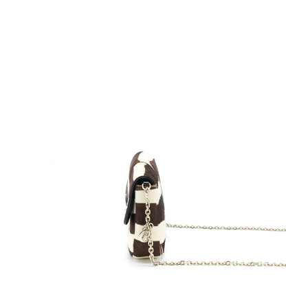 Dior Miss Dior Mini Purse With Chain Pony Hair Multicolour