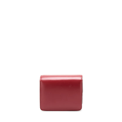 Celine Small Classic Purse In Box Calfskin Red