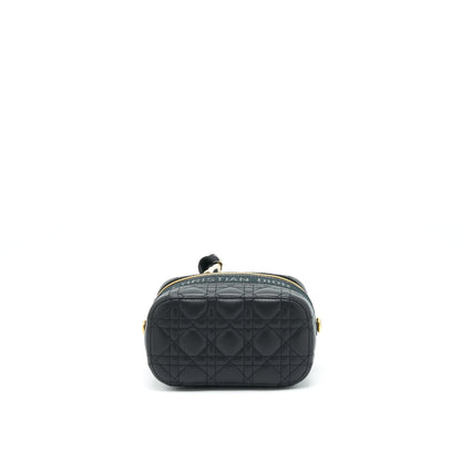 Dior Small Diortravel Vanity Case Black With An Extra Twilly
