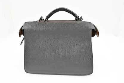 Fendi Small Peekaboo in Gray Leather