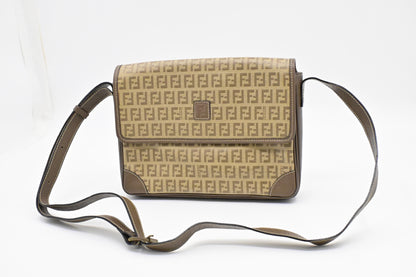 Fendi Crossbody in Zucchino Coated Canvas