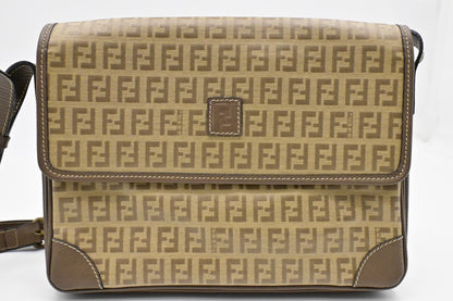 Fendi Crossbody in Zucchino Coated Canvas