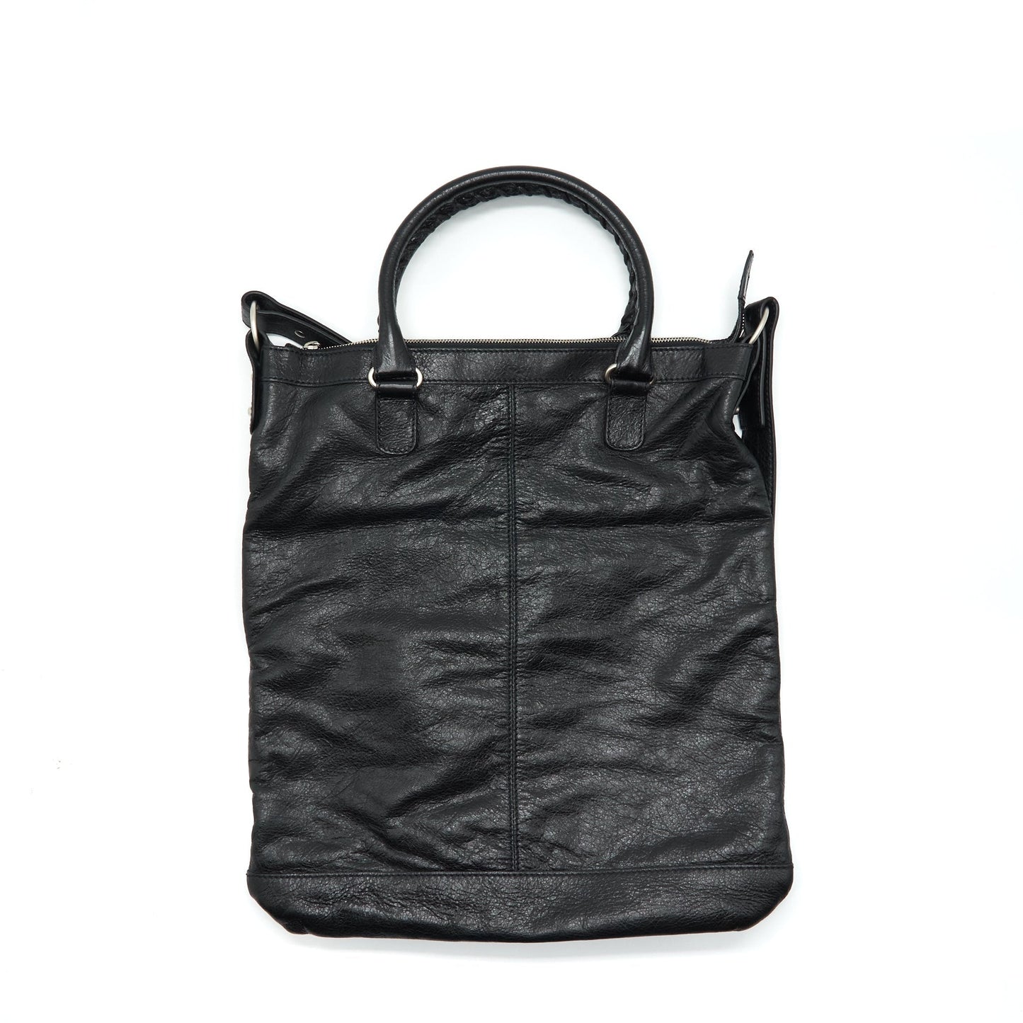 Balenciaga Top Handle Vertical Tote Purse Black