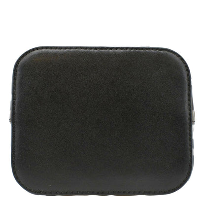 FENDI Mini Mon Tresor Leather Bucket Crossbody Bag Brown