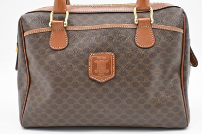 Celine Handbag in Brown Macadam Canvas