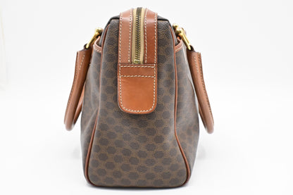 Celine Handbag in Brown Macadam Canvas