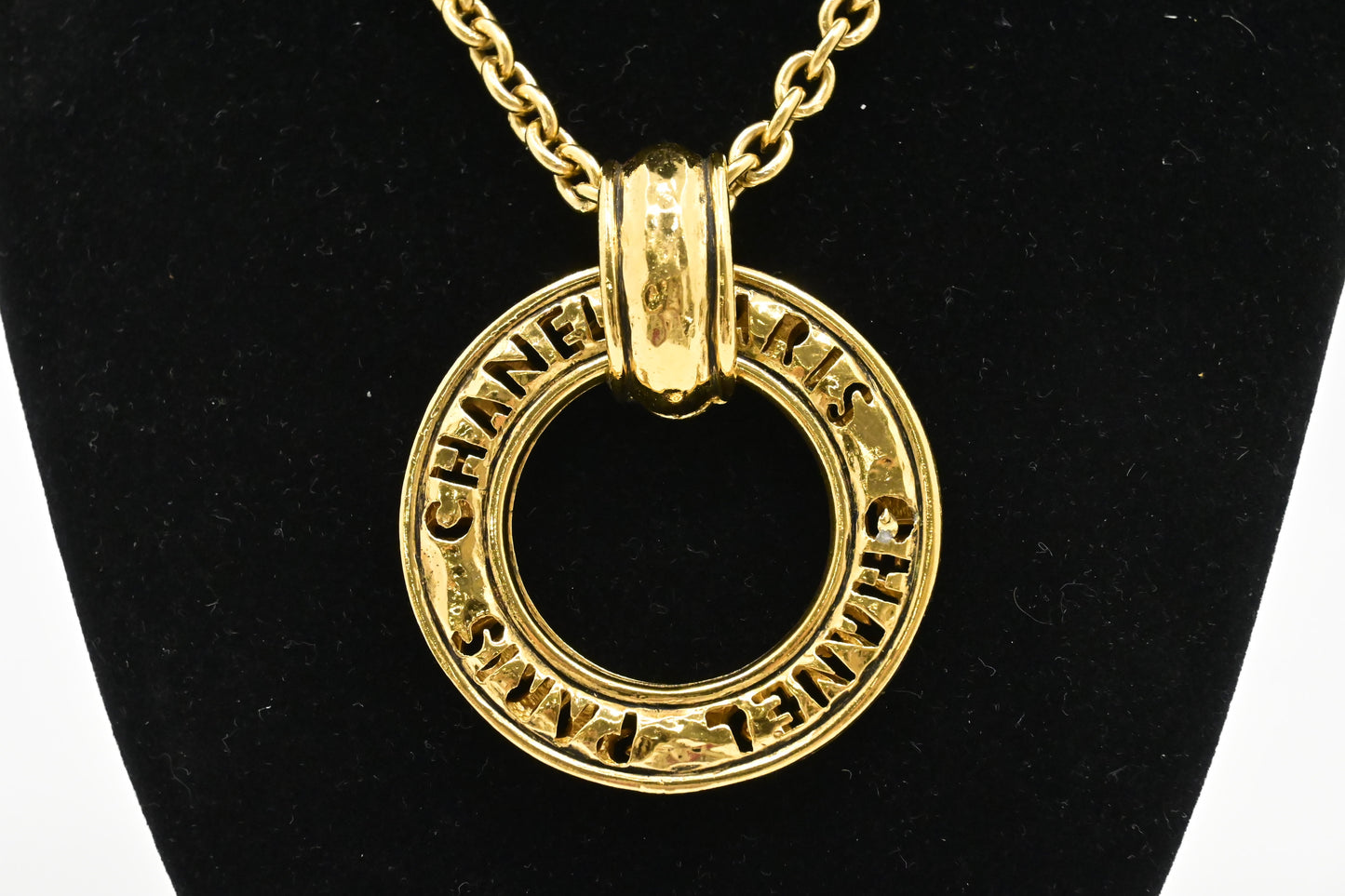 Chanel Large Ring Medallion Necklace