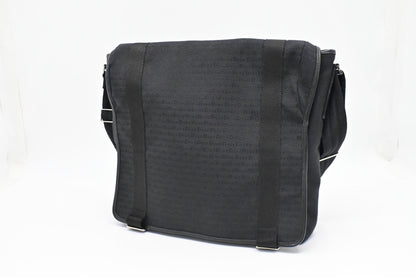 Dior Messenger Bag in Black Canvas