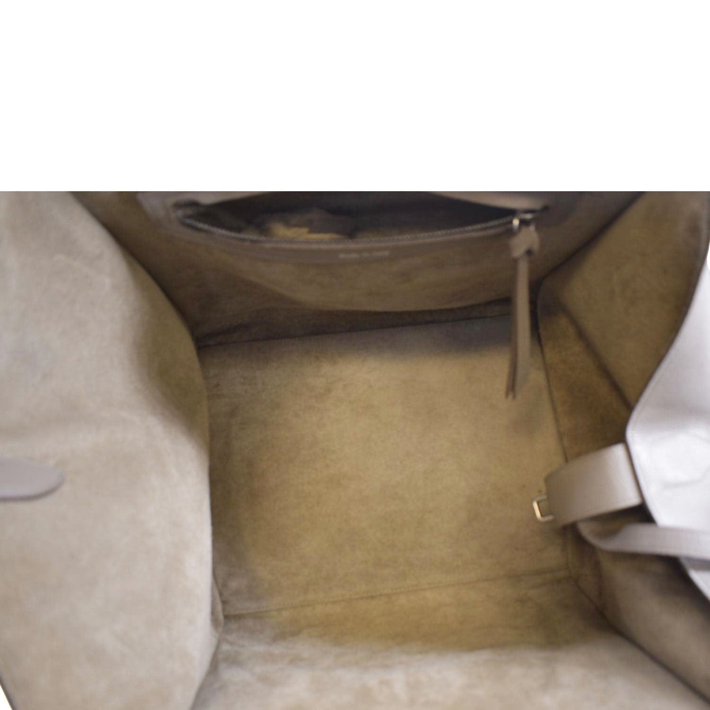 CELINE Phantom Medium Leather Tote Bag Beige