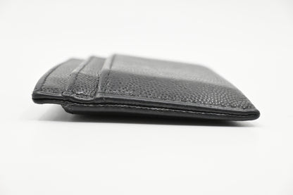 Chanel Card Case in Black Caviar Leather