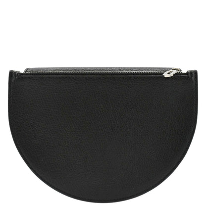 Luxury Burberry Pecan Small Leather Shoulder Bag Black