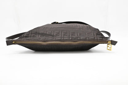 Fendi Large Crossbody in Brown FF Nylon