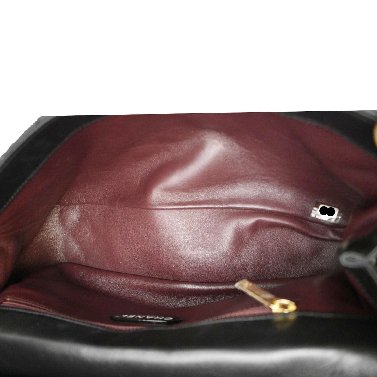 CHANEL 2.55 Reissue Hanger Flap Quilted Leather Crossbody Bag Black