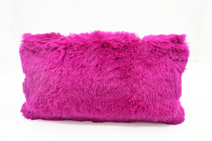 Chanel Chain Shoulder Bag in Pink Fur