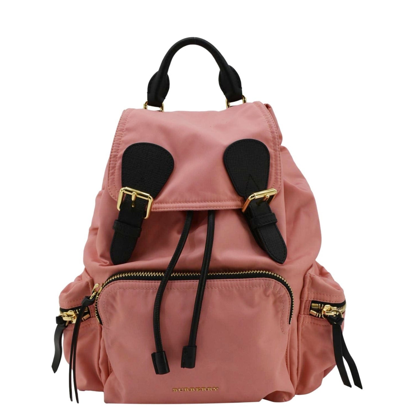 Luxury Burberry Technical Rucksack Nylon Backpack Bag Pink