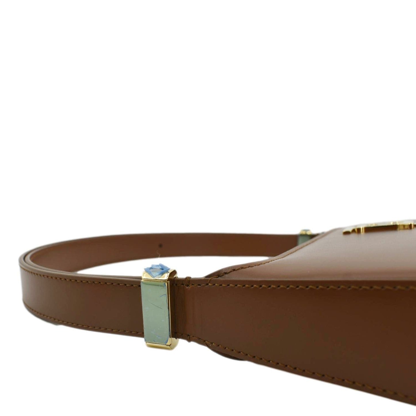 BURBERRY Medium TB Leather Shoulder Bag Tan