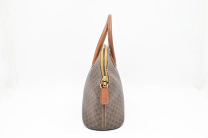 Celine Handbag in Brown Macadam Canvas