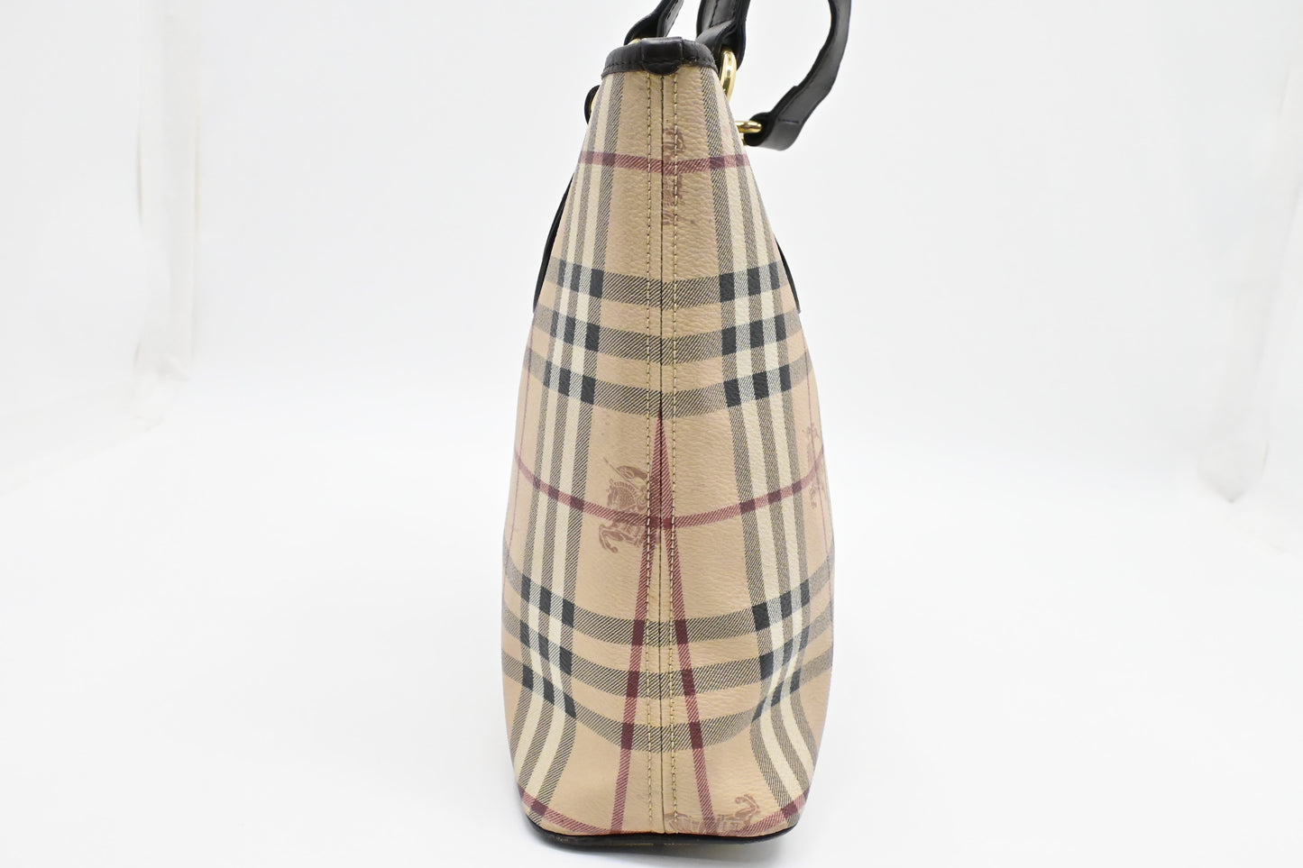Burberry Handbag in Checked Coated Canvas