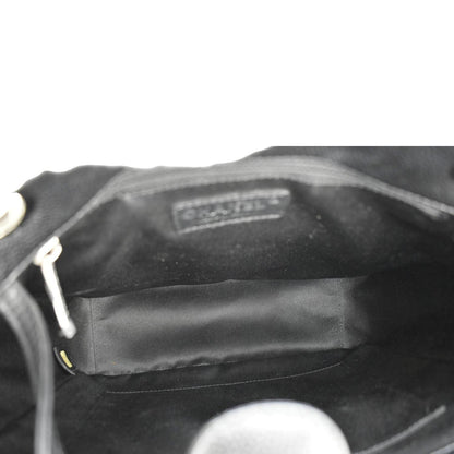 CHANEL PST Petit  Quilted Caviar Leather Shopping Tote Bag Black