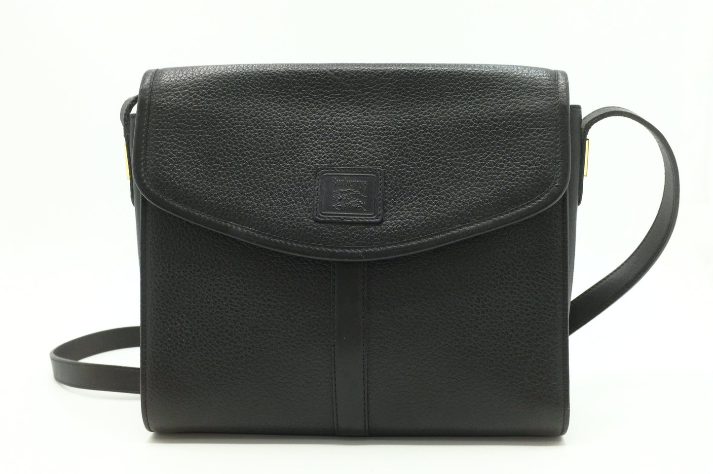 Burberry Shoulder Bag in Black Leather