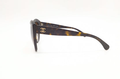 Chanel Sunglasses in Black Tortoise Shell PVC