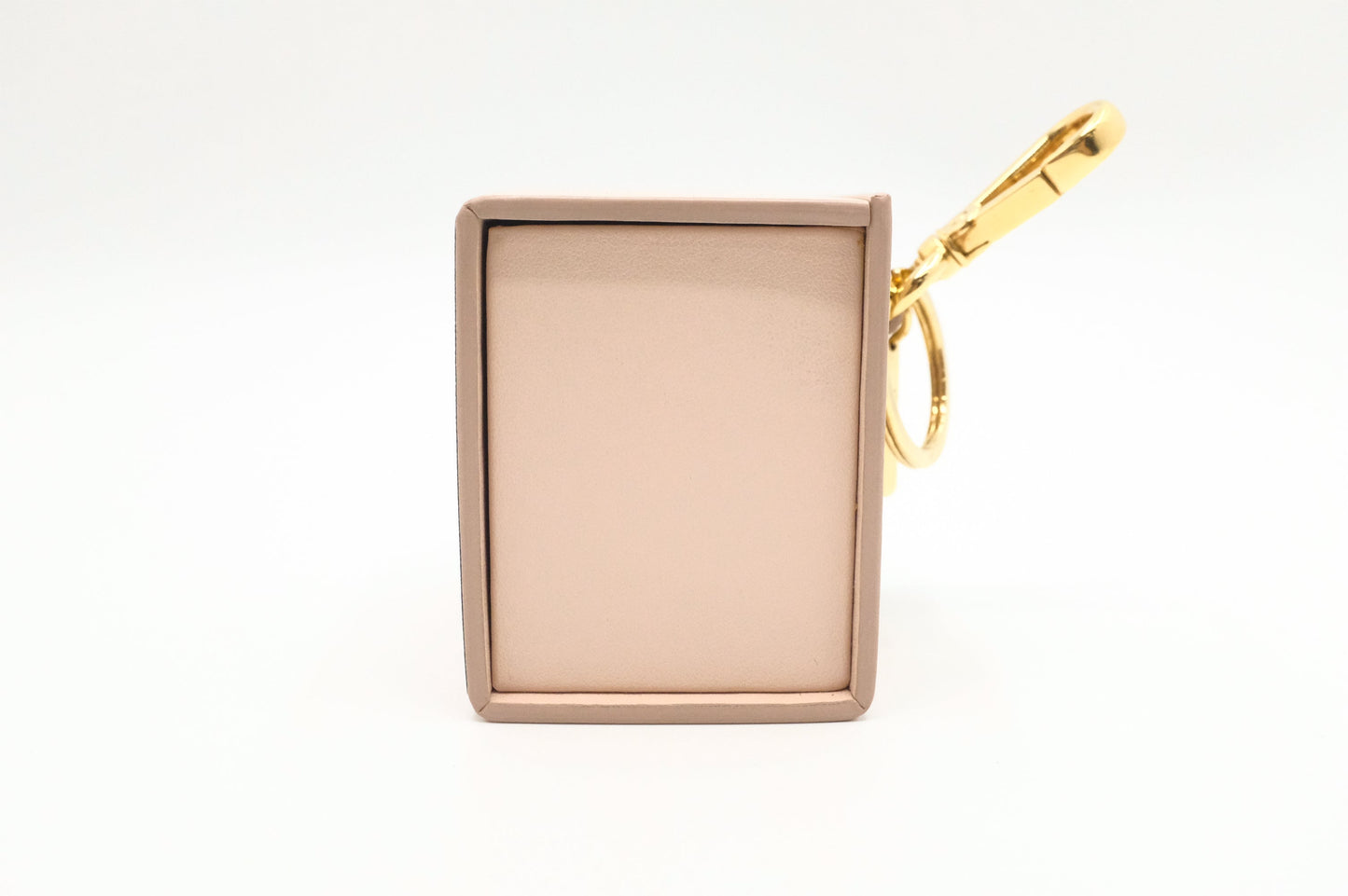 Fendi Box Charm in Light Pink Leather