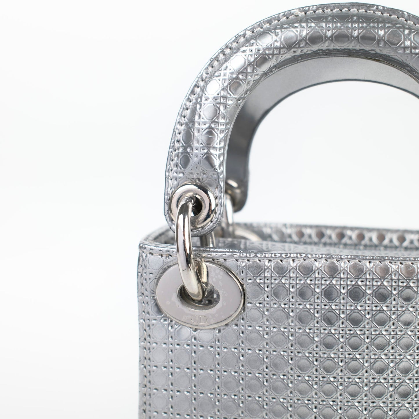 Dior Micro Lady Dior Silver