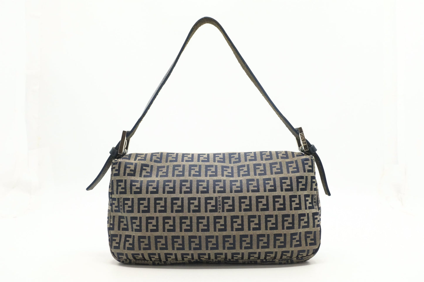 Fendi Baguette in Navy Zucchino Canvas