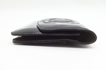 Chanel Wallet on Chain in Black Patent Leather