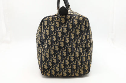 Dior Boston Bag in Navy Oblique Canvas