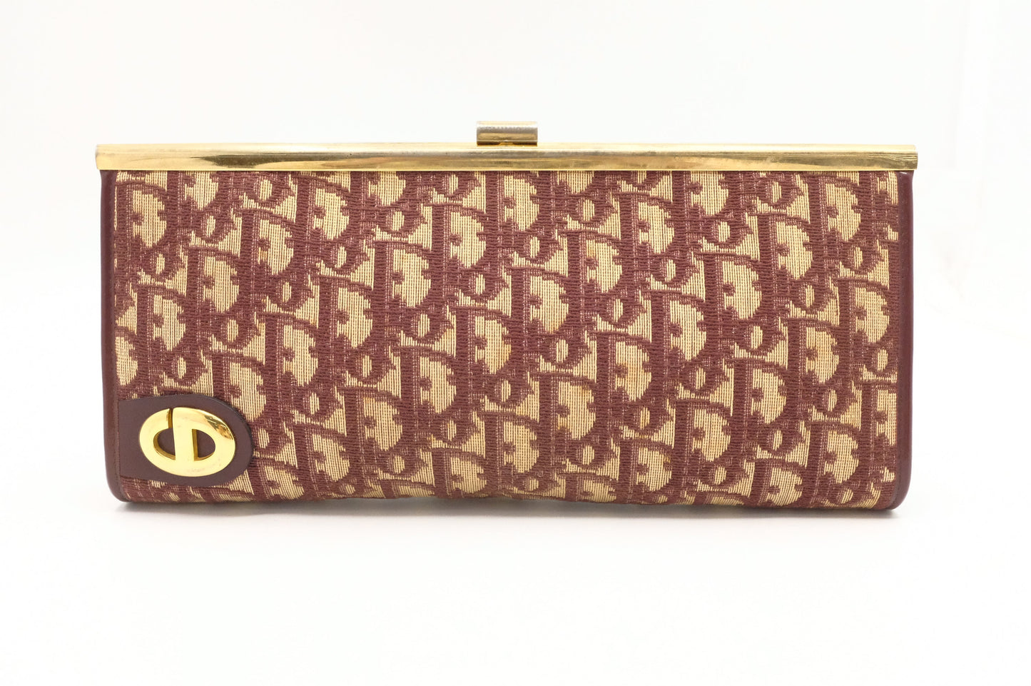 Dior Clutch in Red Oblique Canvas