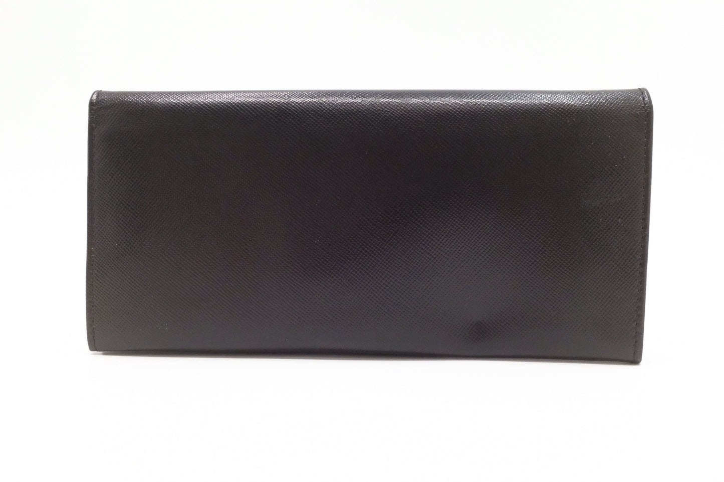 Burberry Long Wallet in Black Leather