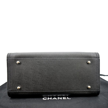 CHANEL Studded Deauville Caviar Leather Tote Bag Black - Hot Deals