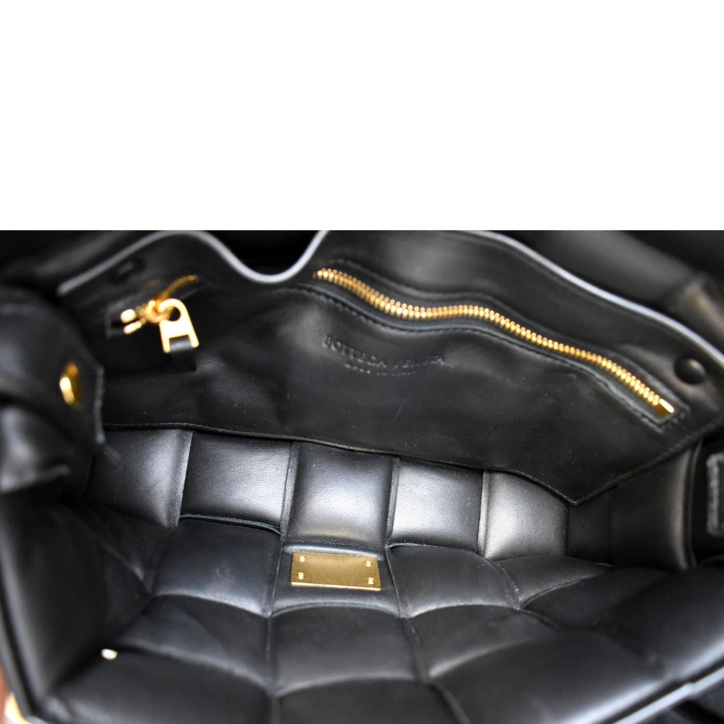BOTTEGA VENETA Padded Cassette Leather Crossbody Bag Black