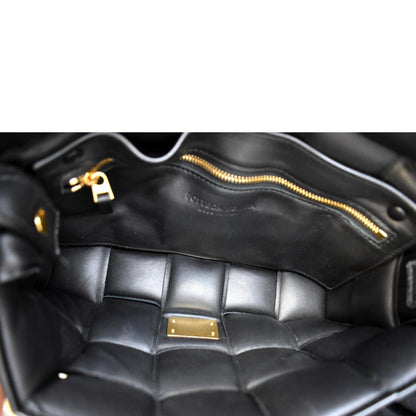 BOTTEGA VENETA Padded Cassette Leather Crossbody Bag Black