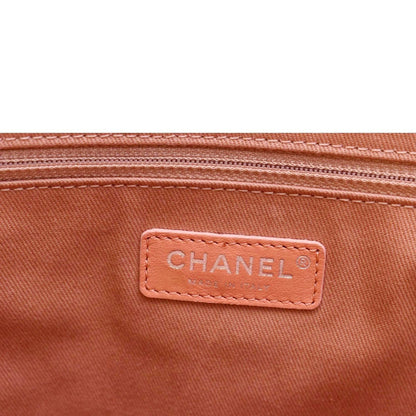 CHANEL Deauville Large Raffia Shopping Tote Bag Pink